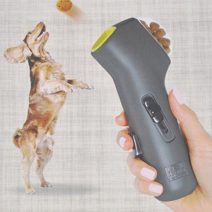 dog treat launcher for training and mental stimulation