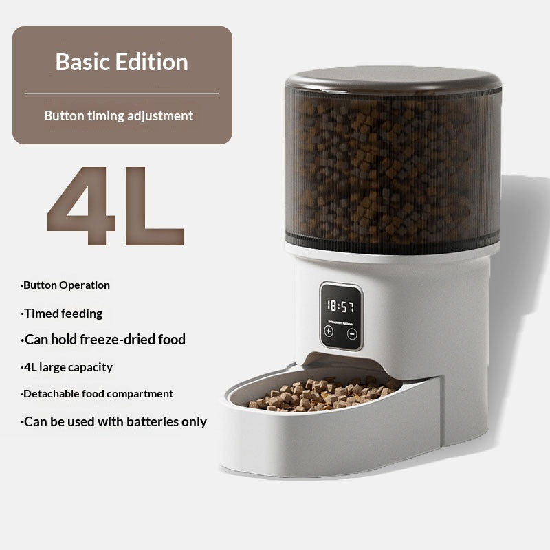 Pet Automatic Feeder Mobile Phone WiFi Remote Timed Feeding