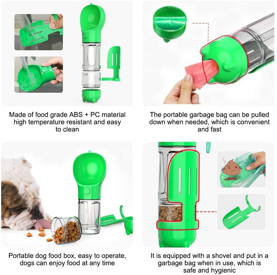 portable dog water bottle for walks and outdoor hydration