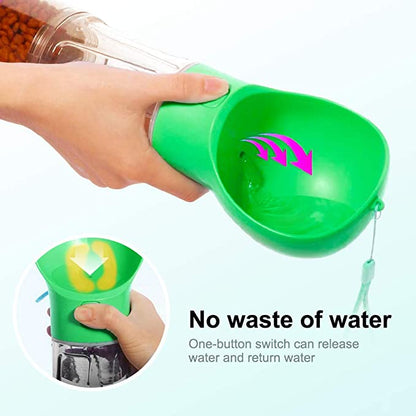 portable dog water bottle for walks and outdoor hydration