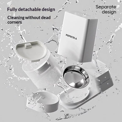 Wireless Thermostatic Cat Water Dispenser With 2-in-1 Drinking Feature