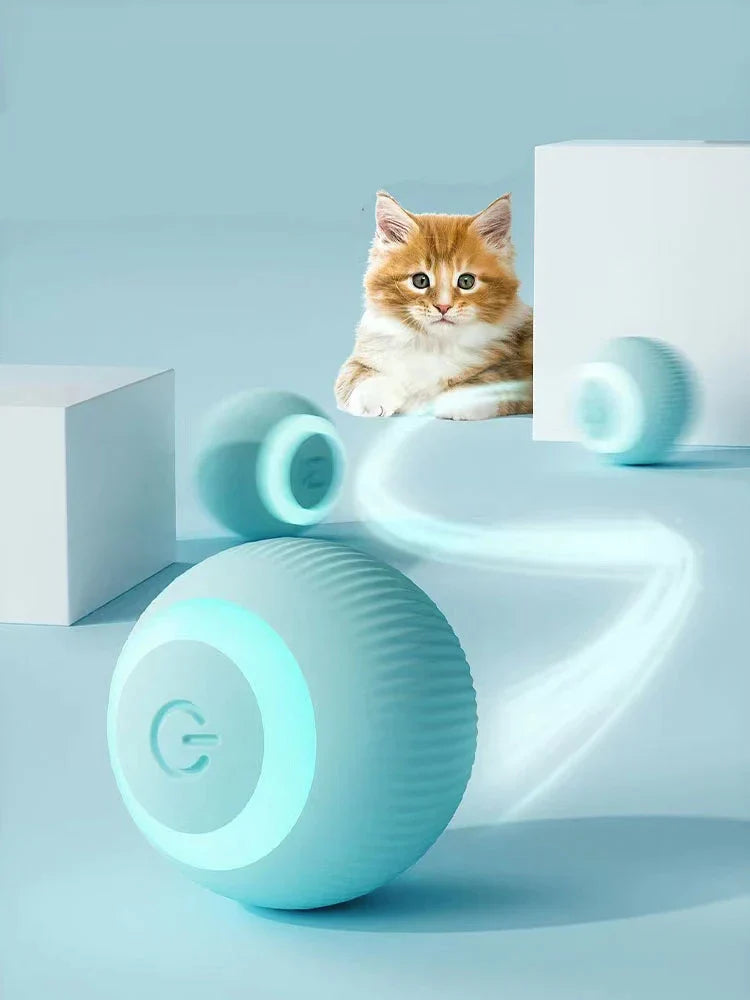 interactive cat ball toy for play and mental stimulation